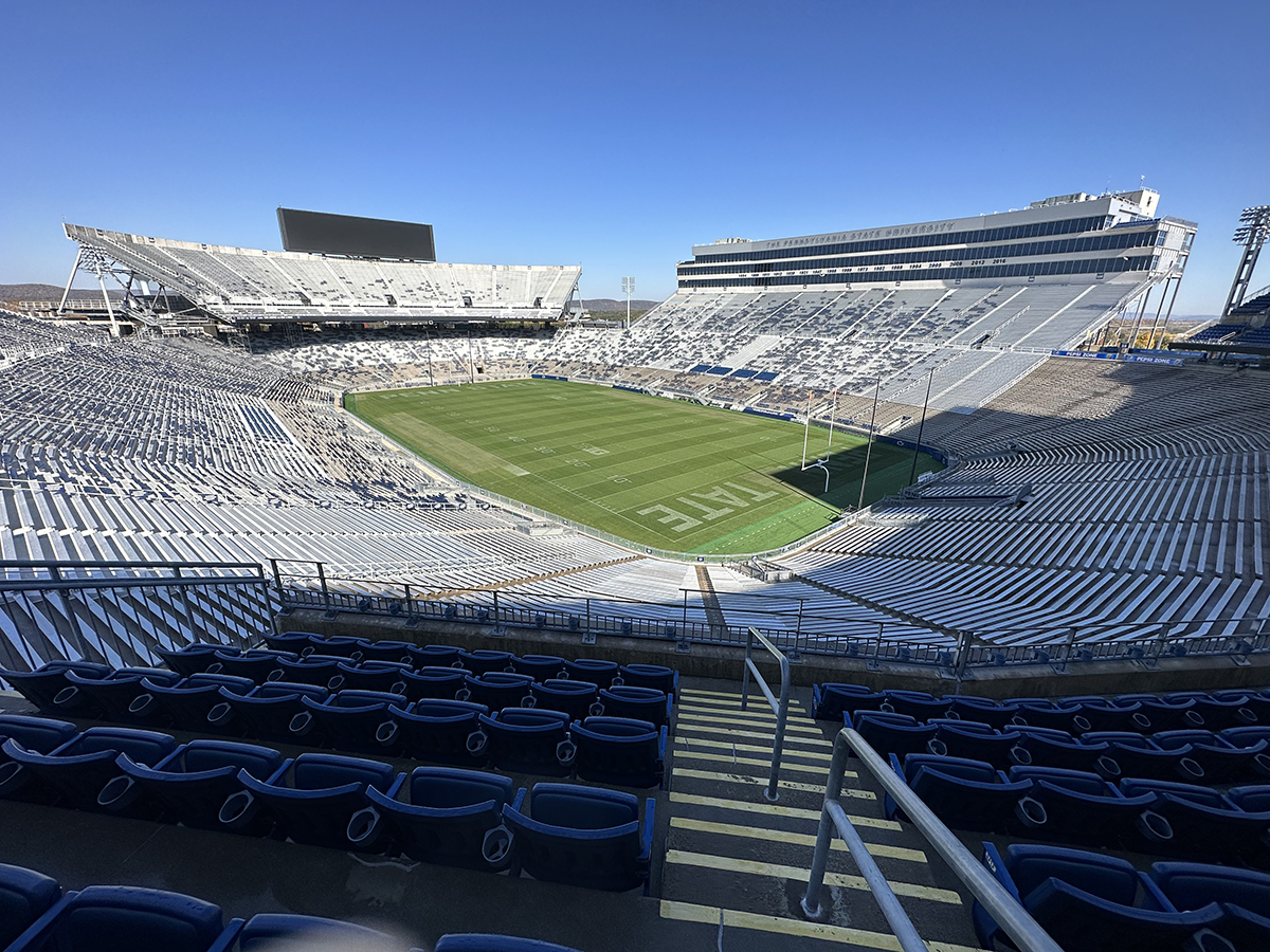 Penn State's Beaver Stadium. Home to the Nittany Lions