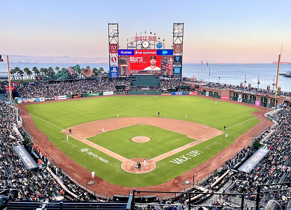 Oracle Park, Home to the SF Giants